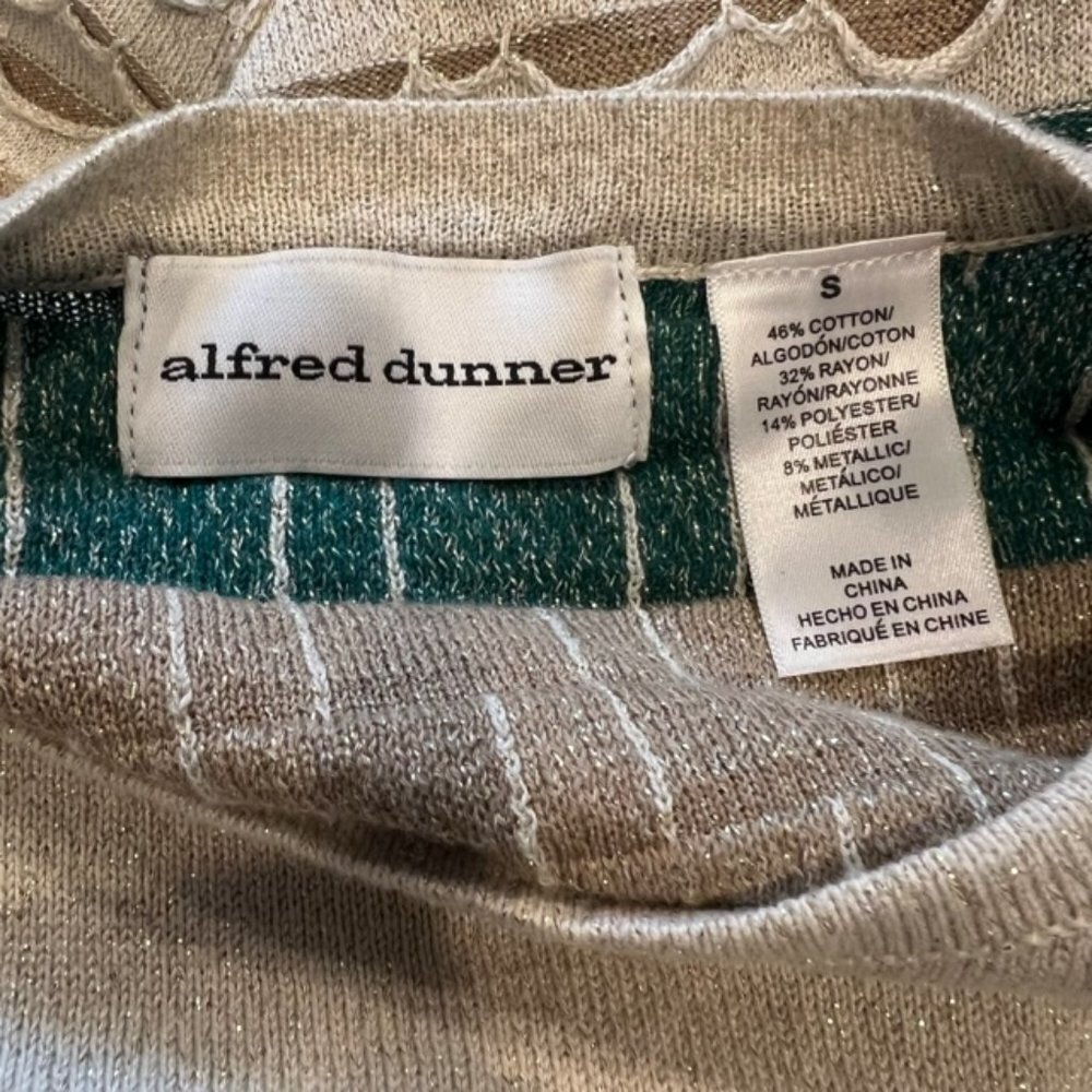 Alfred Dunner No Close Cardigan W/ Attached Tank Size Small - Picture 9 of 9